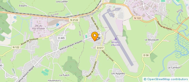 localisation de l'entreprise SCI ANVIMMO  ARPAJON-SUR-CERE