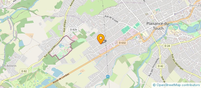 localisation de l'entreprise SCI ANVYROMA  PLAISANCE-DU-TOUCH