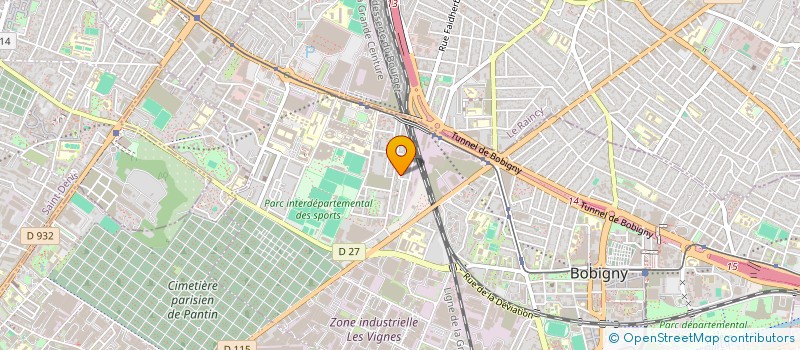 localisation de l'entreprise SCI ANXIANG  BOBIGNY