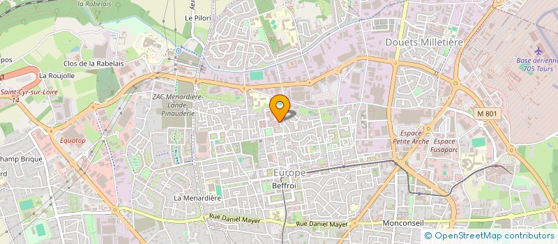 localisation de l'entreprise SCI ANYA  TOURS
