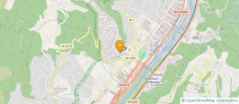 localisation de l'entreprise SCI ANYI à CARROS