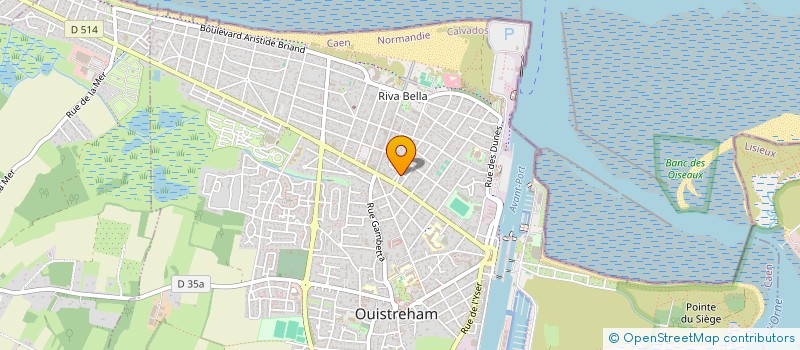 localisation de l'entreprise SCI ANYMAY NMJ  OUISTREHAM