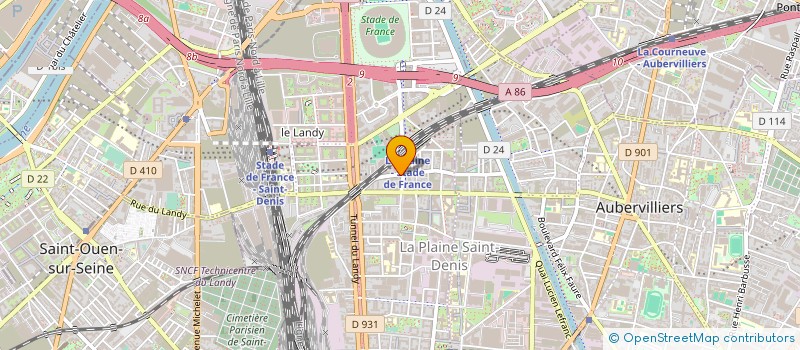 localisation de l'entreprise SCI ANYPOME à SAINT-DENIS