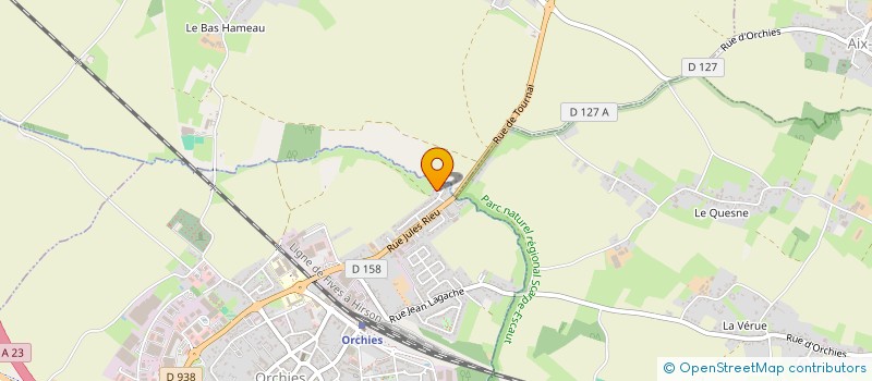 localisation de l'entreprise SCI ANZALONE-MILLET  ORCHIES