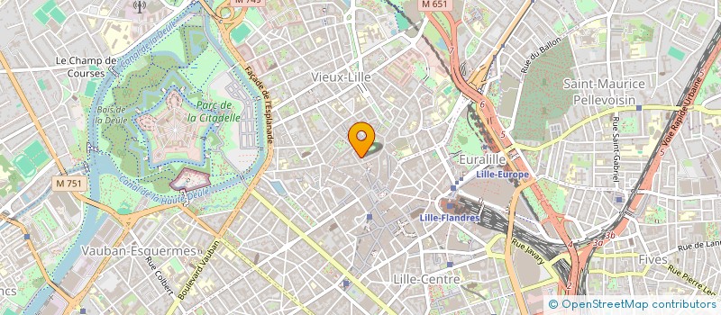 localisation de l'entreprise SCI ANZIN à LILLE