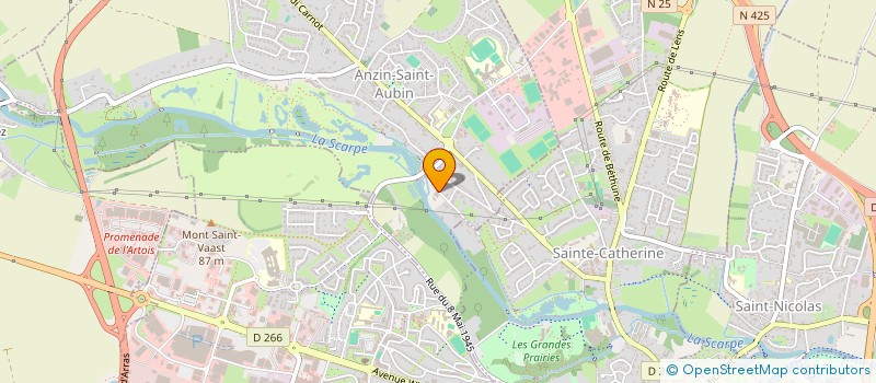 localisation de l'entreprise SCI ANZIN INVESTISSEMENT  ANZIN-SAINT-AUBIN