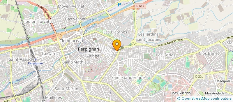 localisation de l'entreprise SCI ANZO  PERPIGNAN
