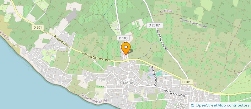localisation de l'entreprise SCI AO IMMO  SAINTE-MARIE-DE-RE
