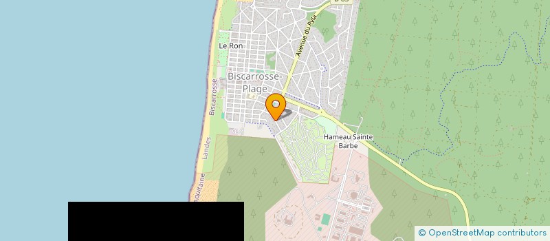 localisation de l'entreprise SCI AO PITOT  BISCARROSSE