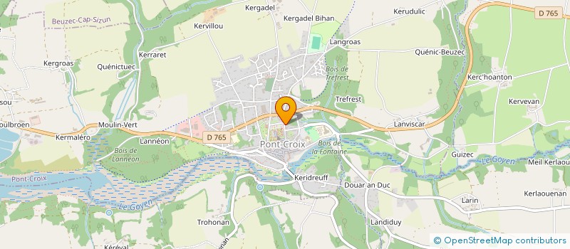 localisation de l'entreprise SCI AO2  PONT-CROIX