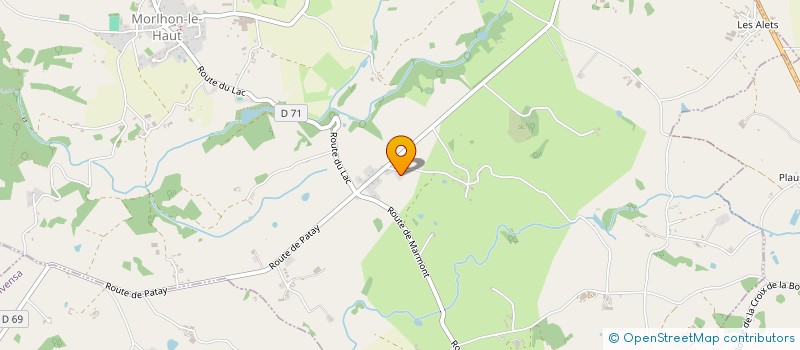 localisation de l'entreprise SCI AOA  MORLHON-LE-HAUT