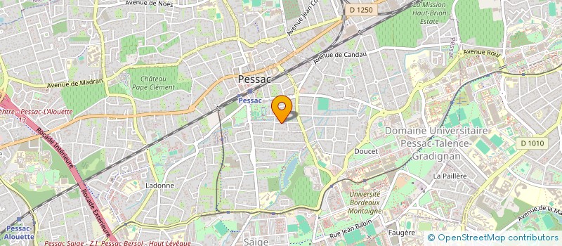 localisation de l'entreprise SCI AOC à PESSAC