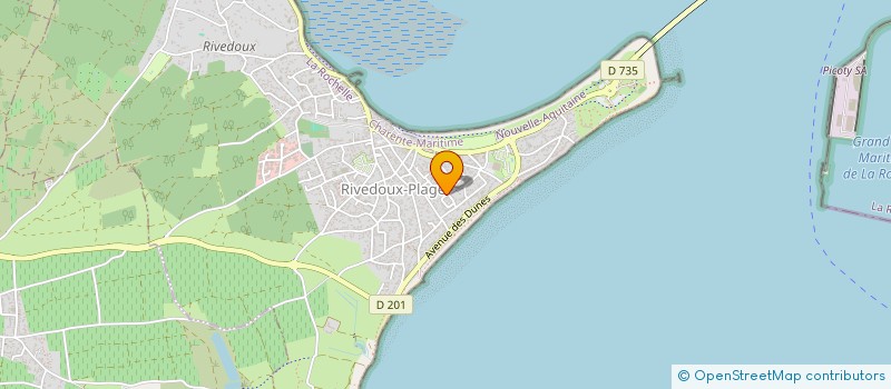 localisation de l'entreprise SCI AOC  RIVEDOUX-PLAGE