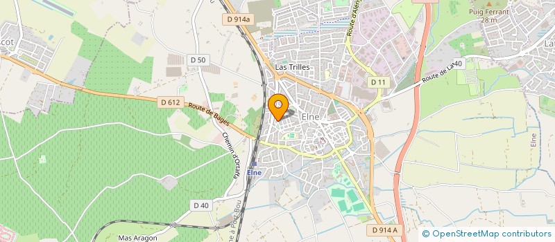 localisation de l'entreprise SCI AOC  ELNE
