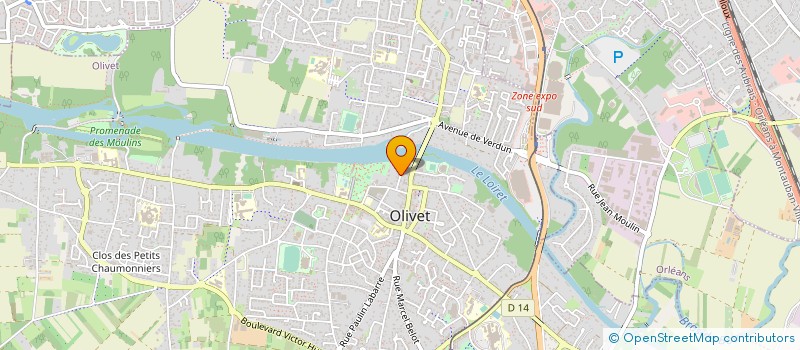 localisation de l'entreprise SCI AOC ROY à OLIVET