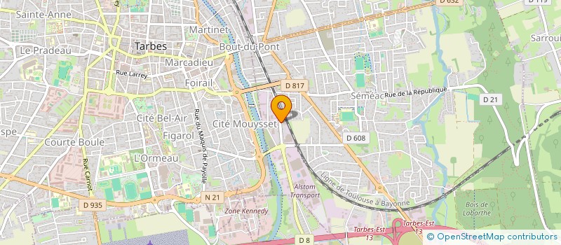 localisation de l'entreprise SCI AOCPE  SEMEAC