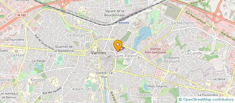 localisation de l'entreprise SCI AOFA à VANNES