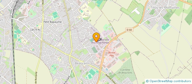 localisation de l'entreprise SCI AOLS  BEAURAINS