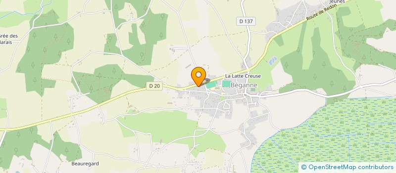 localisation de l'entreprise SCI AOMP  BEGANNE