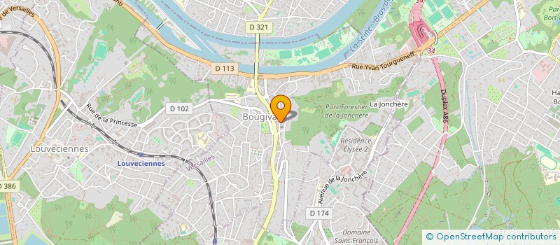 localisation de l'entreprise SCI AON  BOUGIVAL