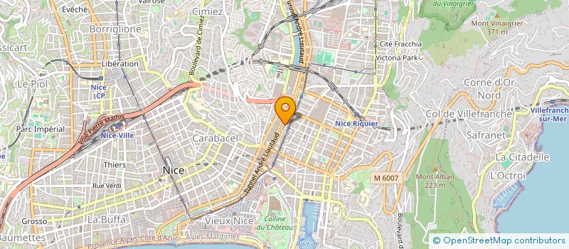 localisation de l'entreprise SCI AONANG à CAGNES-SUR-MER