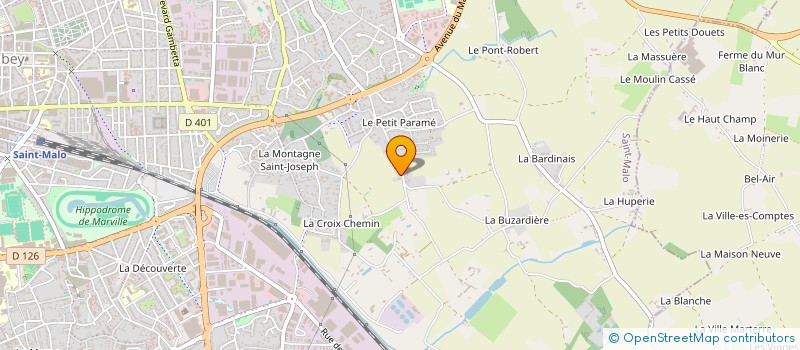 localisation de l'entreprise SCI AOR  SAINT-MALO