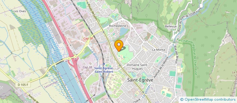 localisation de l'entreprise SCI AOROBIS  SAINT-EGREVE