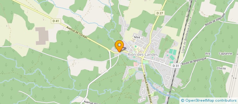 localisation de l'entreprise SCI AOTEAROA  RION-DES-LANDES