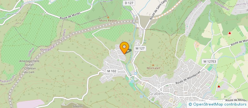 localisation de l'entreprise SCI AOTEAROA  GRABELS