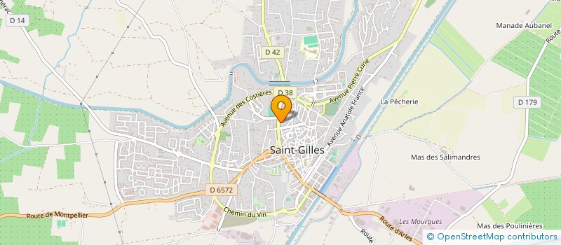localisation de l'entreprise SCI AOUAD à SAINT-GILLES