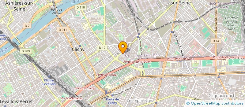 localisation de l'entreprise SCI AOUAT à CLICHY