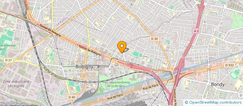 localisation de l'entreprise SCI AOUDACHE BROTHERS  & SISTERS  BOBIGNY