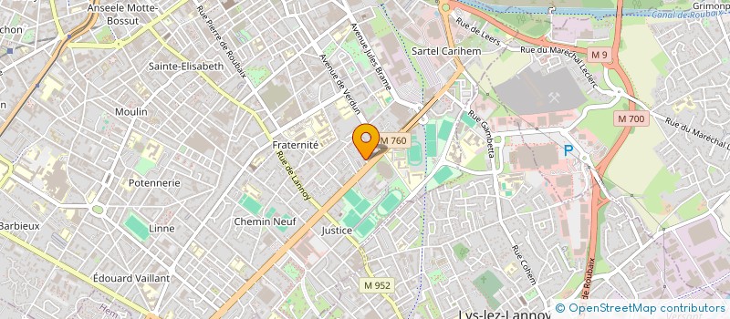 localisation de l'entreprise SCI AOUF  ROUBAIX