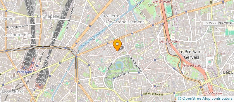 localisation de l'entreprise SCI AOUIZERATE  PARIS