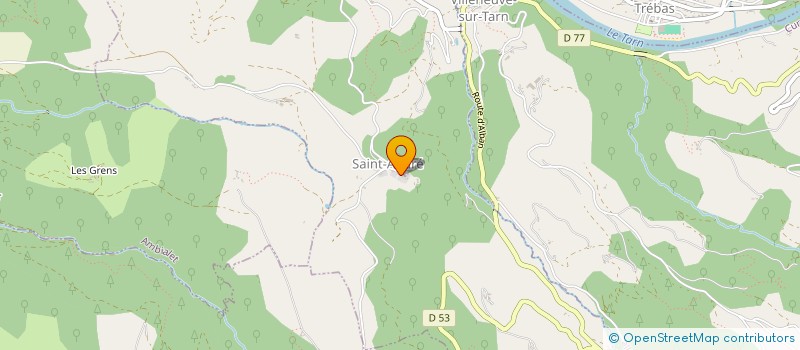 localisation de l'entreprise SCI AOUREGON  MIOLLES