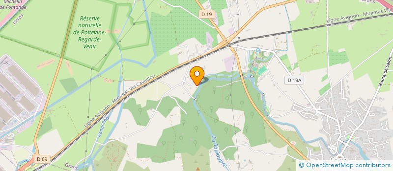 localisation de l'entreprise SCI AP  SAINT-CHAMAS