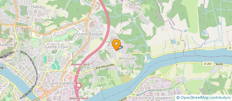 localisation de l'entreprise SCI AP 64 à BAYONNE