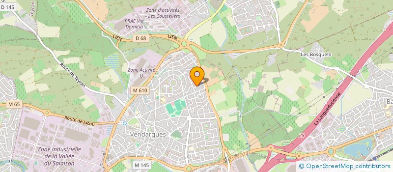 localisation de l'entreprise SCI AP à VENDARGUES