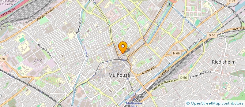 localisation de l'entreprise SCI AP  MULHOUSE