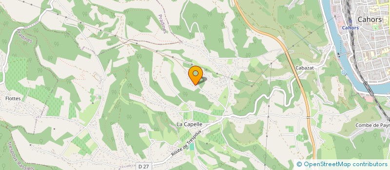 localisation de l'entreprise SCI AP DES PINSONS  CAHORS