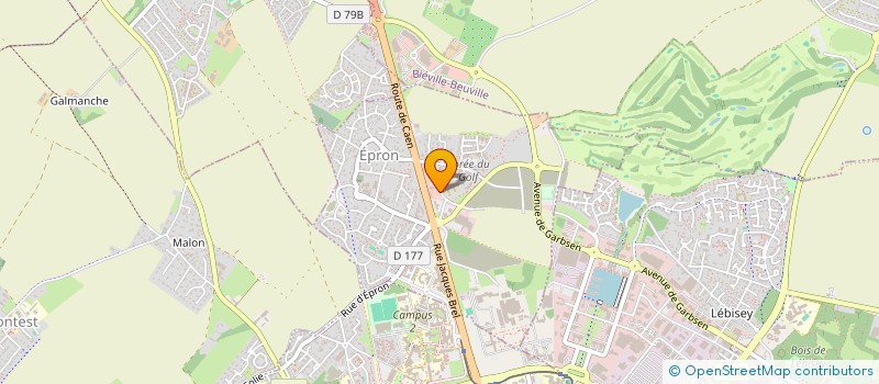 localisation de l'entreprise SCI AP EXPERT  EPRON