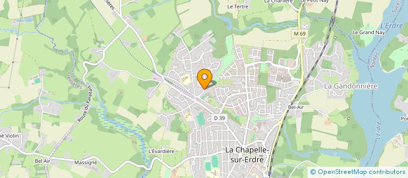 localisation de l'entreprise SCI AP MAUGES  LA CHAPELLE-SUR-ERDRE