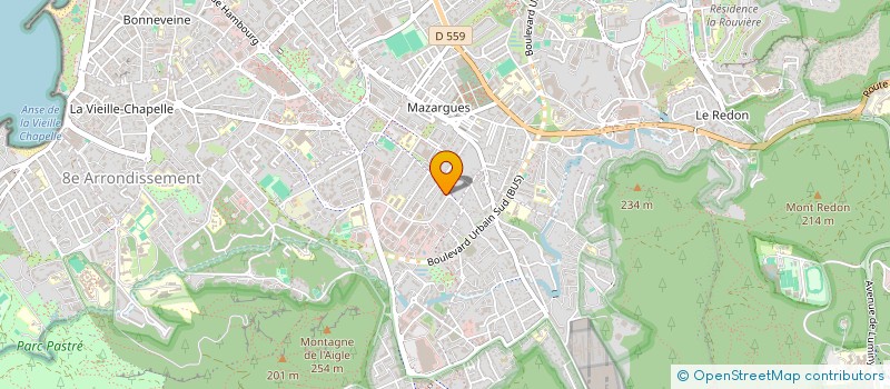 localisation de l'entreprise SCI AP.MICELI  MARSEILLE