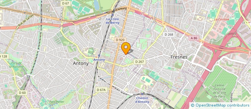 localisation de l'entreprise SCI AP MUGNIER à ANTONY