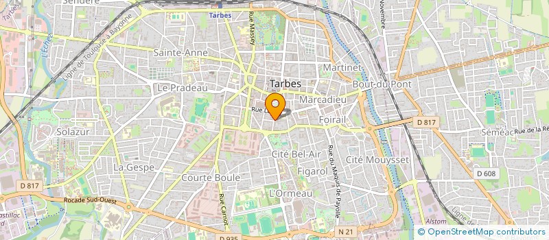 localisation de l'entreprise SCI AP'PROCHE  TARBES