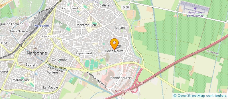 localisation de l'entreprise SCI AP120  NARBONNE