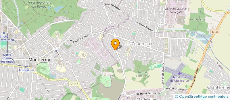 localisation de l'entreprise SCI AP3M  CHELLES