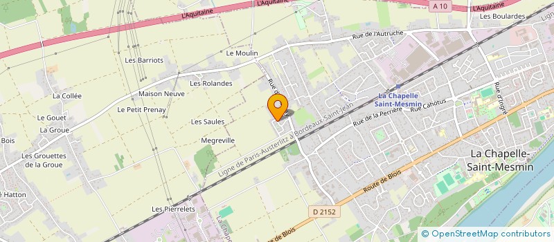 localisation de l'entreprise SCI APA à LA CHAPELLE-SAINT-MESMIN
