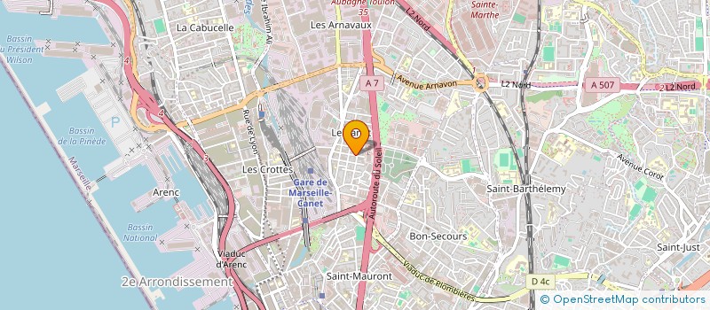 localisation de l'entreprise SCI APA à MARSEILLE