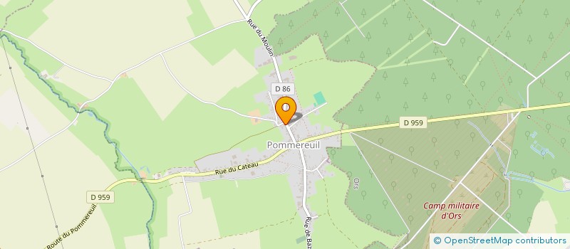 localisation de l'entreprise SCI APA à POMMEREUIL